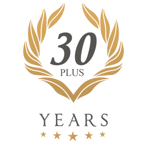30 plus years logo image